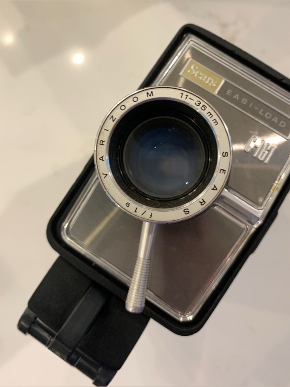 Sears Easy-Load C161 Super 8 Reflex Zoom Movie Camera w/ Case Vintage 70s